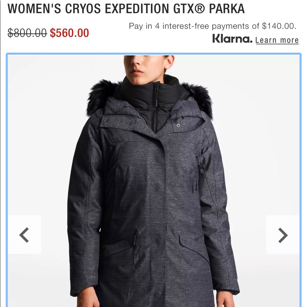 WOMEN'S CRYOS EXPEDITION GTX® PARKA Down filled XL 800
